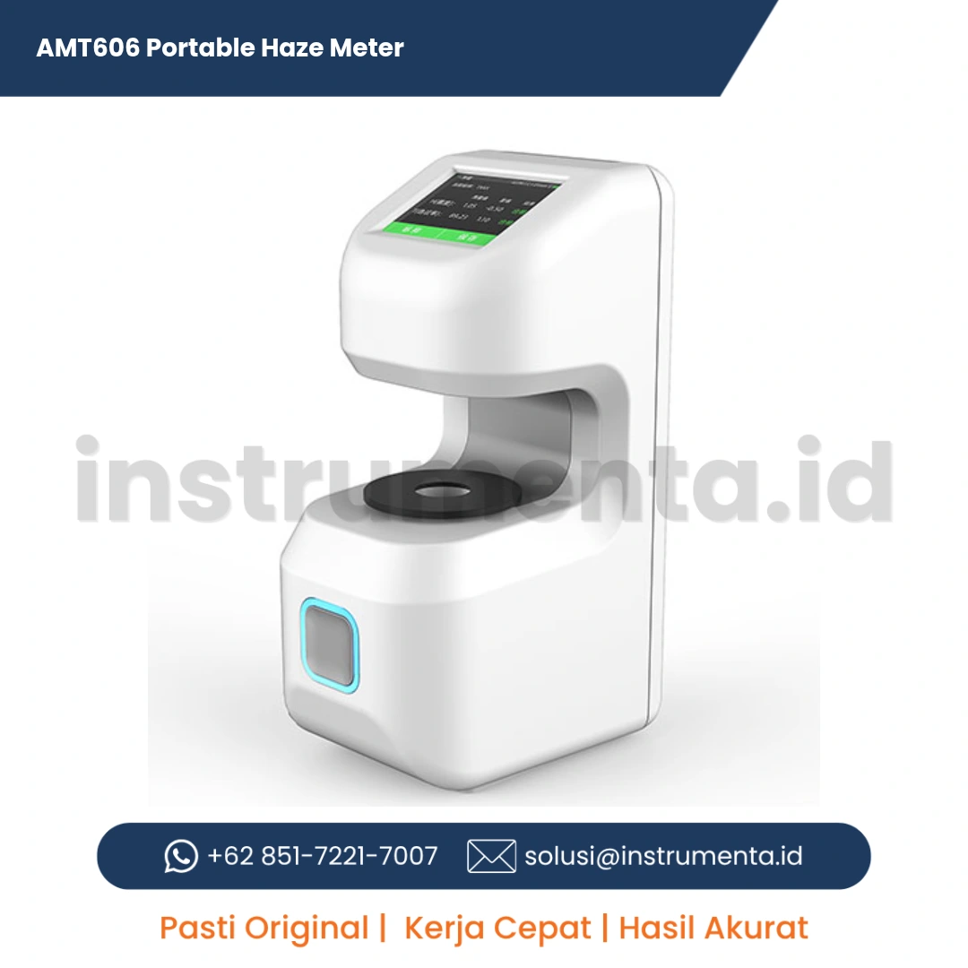 Distributor Resmi AMT606 Portable Haze Meter Alat Ukur Kekeruhan dan Transmisi Cahaya Material Digital Portabel